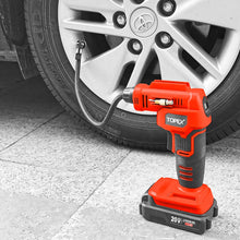 Load image into Gallery viewer, TOPEX 20V Cordless Air Compressor Car Tyre Inflator w/Digital Pressure Gauge LED Light