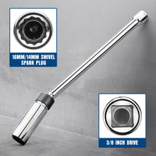 Load image into Gallery viewer, TOPEX 5-PIECE Swivel Spark Plug Socket Set 3/8″ Drive Extra Long