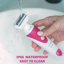 Load image into Gallery viewer, Monika 6-in-1 Electric Lady Shaver, Cordless for Woman Face/Leg/Underarm, Micro USB Portable