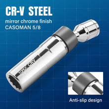 Load image into Gallery viewer, TOPEX 5-PIECE Swivel Spark Plug Socket Set 3/8″ Drive Extra Long