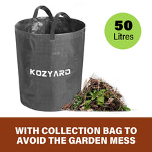 Load image into Gallery viewer, KOZYARD 2400W Electric Wood Chipper Garden Shredder w/ Collection Bag & Feed Baffle