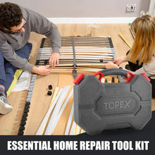 Load image into Gallery viewer, TOPEX 52-Piece Hand Tool Kit Portable Home/Auto Repair Set w/ Ratchet Wrench, Pliers ,Screwdriver Kits and Storage Case