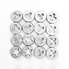 Load image into Gallery viewer, TOPEX 40 PCs Imperial Tap and Die Set Screw Thread Drill Kit Pitch Gauge M3-M12