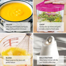 Load image into Gallery viewer, Monika 5In1 Electric Stick Blender Handheld Mixer Chopper Stainless Steel Whisk