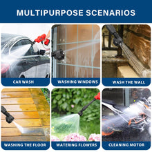 Load image into Gallery viewer, TOPEX 20V Cordless Pressure Washer, 6-in-1 Nozzle for Washing Car/Wall/Floor, Battery