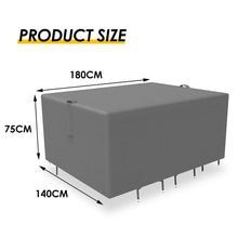 Load image into Gallery viewer, KOZYARD Outdoor Patio Furniture Cover Rectangular Table Chair Cover Waterproof UV Resistance
