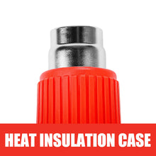 Load image into Gallery viewer, TOPEX Heat Gun Hot Air Heating Tool Kit Dual Speed w/ 5 Accessories Storage Case