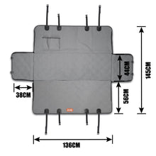 Load image into Gallery viewer, truepal Premium Nonslip Pet Car Back Seat Cover Cat Dog Hammock  Waterproof