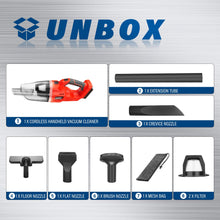 Load image into Gallery viewer, TOPEX 20V Cordless Handheld Vacuum Cleaner  for Home &amp; Car Skin Only without Battery