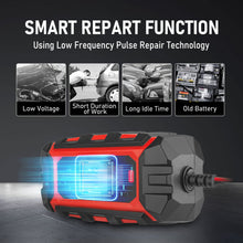 Load image into Gallery viewer, TOPEX Car Battery Charger, 10A 6V/12V Smart Automatic Battery Charger Maintainer with LCD Display for Lead Acid, LiFePo4 Battery in Truck, Motorcycle