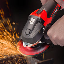 Load image into Gallery viewer, TOPEX 20V Cordless Angle Grinder 125mm Li-ion Grinding Cutting Power Tool w/ 25PCS Grinding Discs