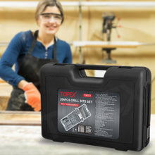 Load image into Gallery viewer, TOPEX 204PC Combination Titanium Drill Bit Set Screw Bits for Metal Wood Masonry