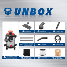 Load image into Gallery viewer, TOPEX 20V 25L Wet &amp; Dry Vacuum Cleaner &amp; Blower Skin Only without Battery