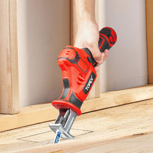 Load image into Gallery viewer, TOPEX 12V Cordless Reciprocating Saw w/  2 Saw Blades &amp; Clamping Claw  Cutting Depth 65 mm