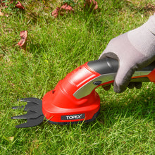 Load image into Gallery viewer, TOPEX 4v 2in1 Cordless Grass Hedge  Trimmer Grass Shears Cutter Garden Tool