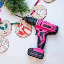 Load image into Gallery viewer, Monika 12V Pink Lithium Cordless Drill