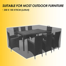 Load image into Gallery viewer, KOZYARD Outdoor Patio Furniture Cover Rectangular Table Chair Cover Waterproof UV Resistance