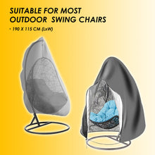 Load image into Gallery viewer, KOZYARD Hanging Swing Egg Chair Cover Oxford Fabric Patio Egg Chair Cover Waterproof Anti-dust