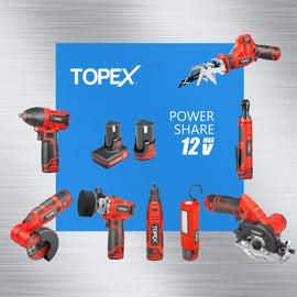 TOPEX 12v 4.0Ah Lithium-Ion Battery ECO Charger