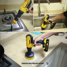 Load image into Gallery viewer, MasterSpec 15PCS Drill Brush Sponge Scrubber Scrub Brush Kit with Extend Holder