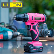 Load image into Gallery viewer, Monika 12V Pink Lithium Cordless Drill
