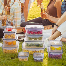 Load image into Gallery viewer, Stelive 56 PCs Food Storage Container Set, Leak Proof Lunch Boxes, BPA-Free Clear Plastic Storage Containers for Home &amp; Kitchen Organization with Labels &amp; Pen