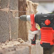 Load image into Gallery viewer, TOPEX 1500W SDS PLUS Rotary Hammer Drill Havey Duty Impact Hammer