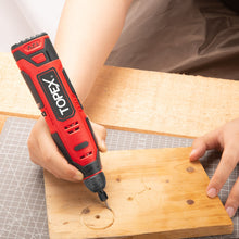 Load image into Gallery viewer, TOPEX 12V Cordless Rotary Tool Speed 5000-25000rpm With 12V 2.0Ah Lithium-Ion Battery&amp;14.4V /0.4A charger