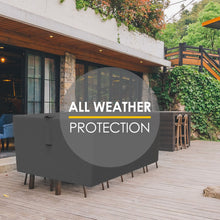 Load image into Gallery viewer, KOZYARD Outdoor Patio Furniture Cover Rectangular Table Chair Cover Waterproof UV Resistance