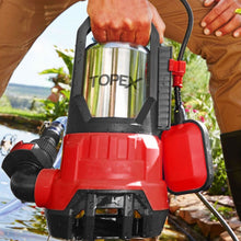 Load image into Gallery viewer, TOPEX 1100W Submersible Dirty Water Pump Sump Swim Pool Flooding Pond Clean