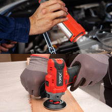 Load image into Gallery viewer, TOPEX 12V Cordless Polisher Lithium-Ion LED Torch w/ Battery &amp; Charger