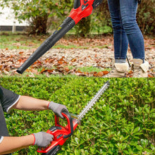 Load image into Gallery viewer, TOPEX 20V Cordless Blower and Hedge Trimmer Combo Kit w/ Battery