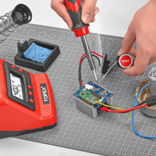 Load image into Gallery viewer, TOPEX 60W digital soldering Iron Station Solder Fast Heat Variable Temperature LED Display