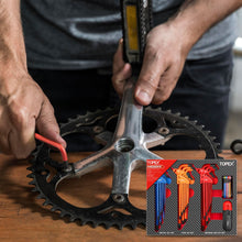 Load image into Gallery viewer, TOPEX 38Pcs Allen Key Set Hex Key Allen Wrench Folding Hex Key Ball End Metric/SAE/Star