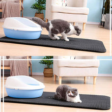 Load image into Gallery viewer, truepal Waterproof Cat Litter Mat Home 70 x 55cm w/Pet Basket/ Pet Carrier