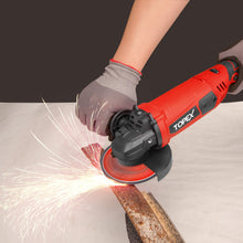 Load image into Gallery viewer, TOPEX 1200W Angle Grinder Heavy Duty 125mm 5&quot; Angle Grinder w/ Cutting Disc