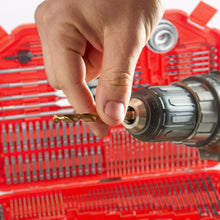 Load image into Gallery viewer, TOPEX 246PCs Combination Drill Bit Set Screw Bits Titanium for Metal Wood Masonry