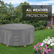 Load image into Gallery viewer, KOZYARD Waterproof Round Patio Furniture Table Cover 190x70cm