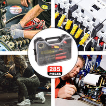 Load image into Gallery viewer, TOPEX 285 PCs Auto Electrical Repair Kit Gauge Wire Stripper Connectors Assortment Set Multifunctional &amp; Self-Adjusting Cutting Peeling Pliers Tool