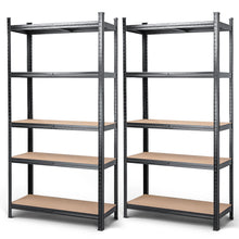 Load image into Gallery viewer, MasterSpec 2Pcs Garage Shelving Warehouse Shelf unit Storage Rack 1.8x0.9m