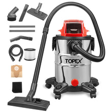 Load image into Gallery viewer, TOPEX 20V 25L Wet &amp; Dry Vacuum Cleaner &amp; Blower Skin Only without Battery