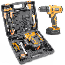 Load image into Gallery viewer, MasterSpec 47PCs 12V Lithium Cordless Drill with 2 Batteries