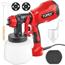 Load image into Gallery viewer, TOPEX 400W Handhold Electric Paint Sprayer Gun 1000ml High Power Portable Spray-Gun Kit Painting Spray Tool