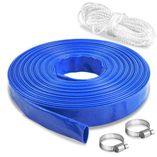 Load image into Gallery viewer, TOPEX 25mm 1&quot; X 50m Submersible water Pump PVC Layflat Hose Kit