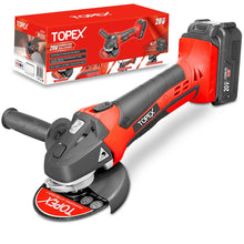 Load image into Gallery viewer, TOPEX 20V Cordless Angle Grinder 125mm Li-ion Grinding Cutting Power Tool