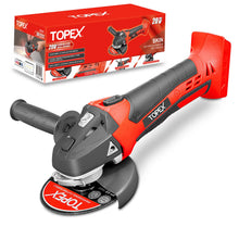 Load image into Gallery viewer, TOPEX 20V Cordless Angle Grinder 125mm Li-ion Grinding Cutting Power Tool Skin Only