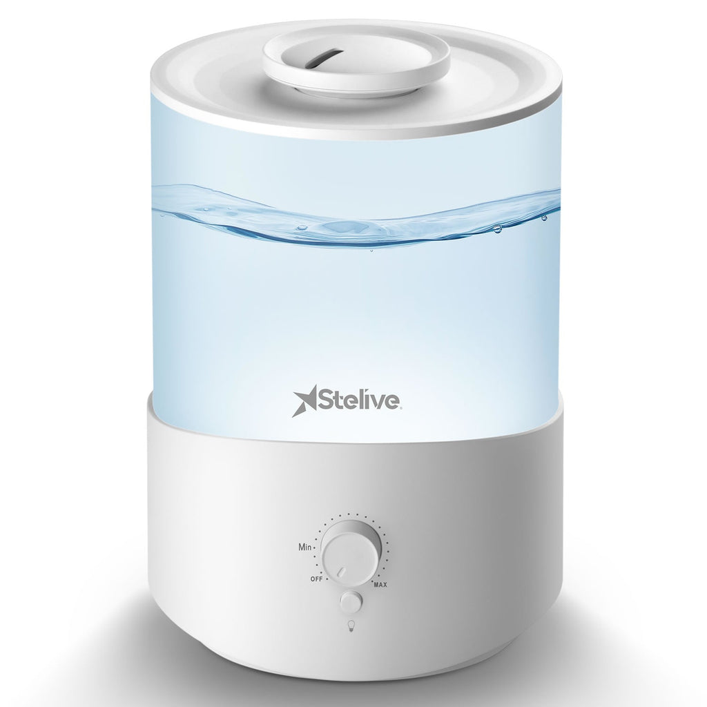 [For Email Subscriber Only.COUPON CODE：SLAP15OFF] Stelive 2.5L Humidifier for Bedroom Children's Room, Cool Mist Humidifier and Essential Oil Diffuser Combo, Top Fill Humidifier for Baby, Home, Plant