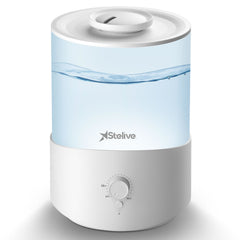 [For Email Subscriber Only.COUPON CODE：SLAP15OFF] Stelive 2.5L Humidifier for Bedroom Children's Room, Cool Mist Humidifier and Essential Oil Diffuser Combo, Top Fill Humidifier for Baby, Home, Plant