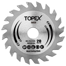 Load image into Gallery viewer, TOPEX Circular Saw Blade 85mm Cutting Wood Blade