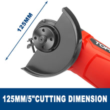 Load image into Gallery viewer, TOPEX 1200W Angle Grinder Heavy Duty 125mm 5&quot; Angle Grinder w/ Cutting Disc